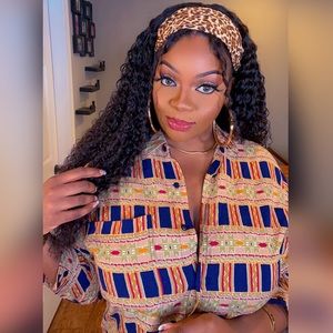 24" Jerry Curl V-Part Wig - Human Virgin Hair